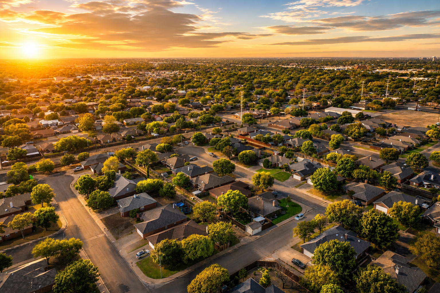 University Pines neighborhood Far Southwest Lubbock