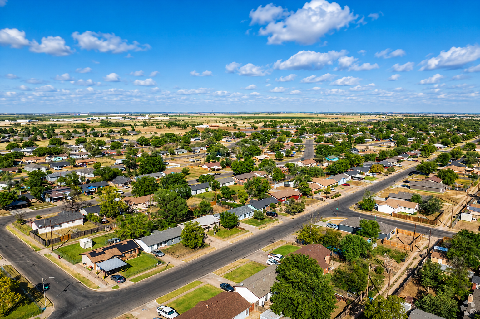 Jackson-Mahon neighborhood Central Lubbock