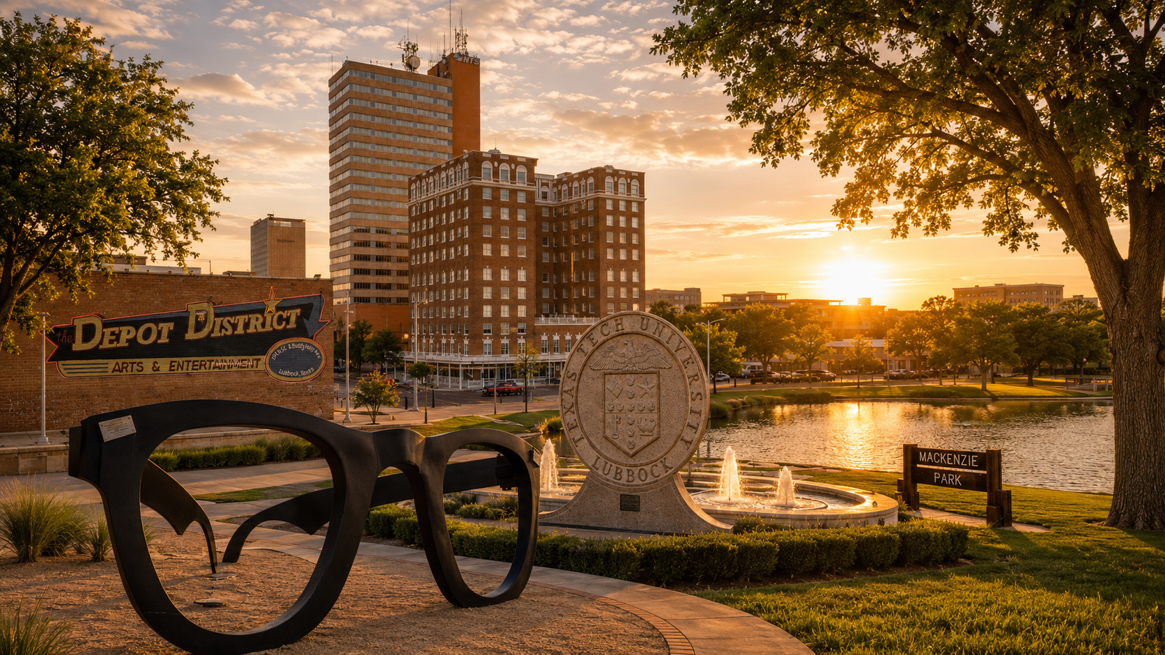 Central Lubbock TX homes for sale around Mackenzie Park