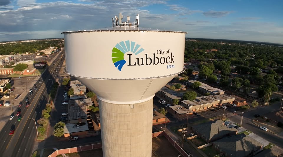 Lubbock Texas sunset over the South Plains